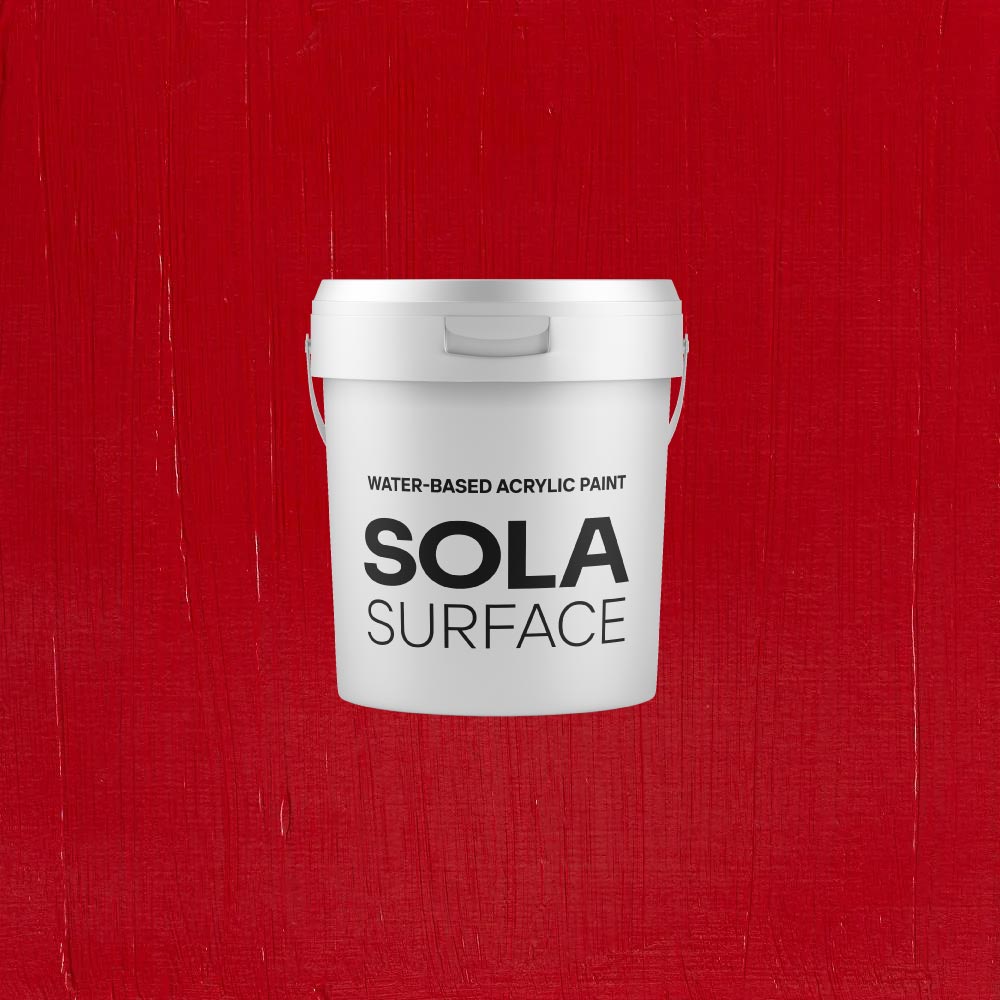 رنگ اکریلیک قرمز نما سولا